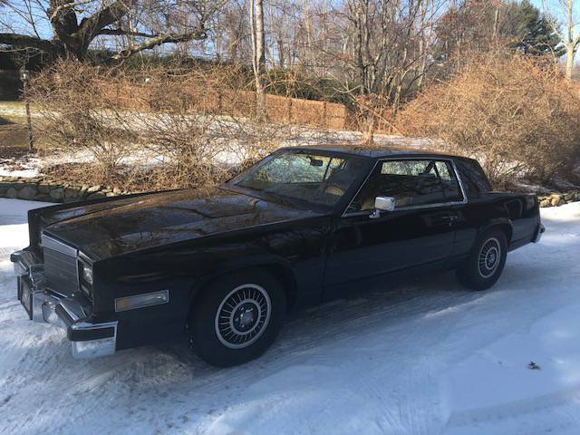 Rare Rides: A 1983 Cadillac Eldorado Touring Coupe, Looking Sinister in Black