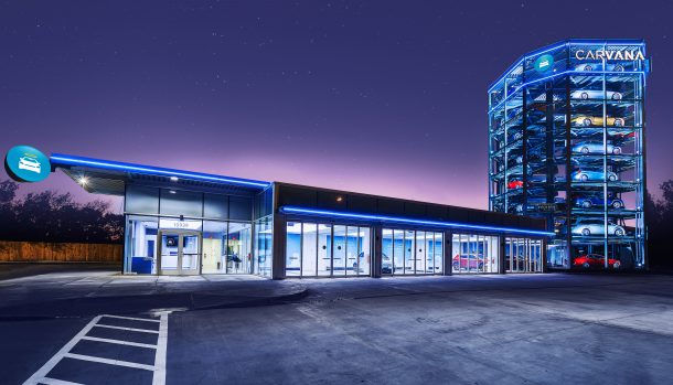 carvana opens second car vending machine for the credulous