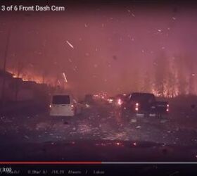 Terrifying Escapes Captured on Dashcam Video as a City Burns
