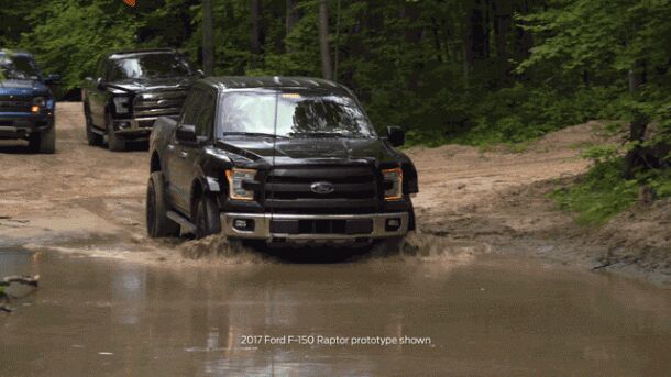 f 150 raptor runs off road ford offers pictures to prove it