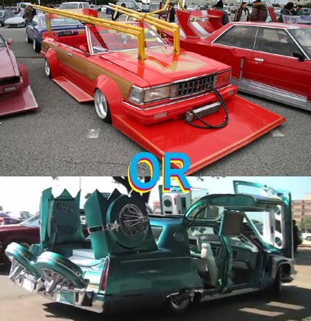 Question: Which Is More Gloriously Extreme, Houston SLABs or Bosozoku Style?