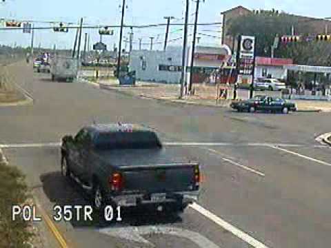 Texas: Red Light Camera Tickets a Man Running a Green Light