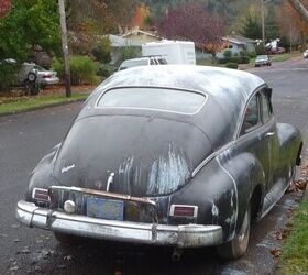 curbside true classic 1946 packard clipper super and why did someone dump paint on
