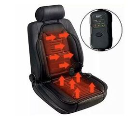 Heated Car Seat Cover with Auto Shut Off Timer,3 Heating Levels-Car seat  Warmer Seat Heater for Cold Winter Days