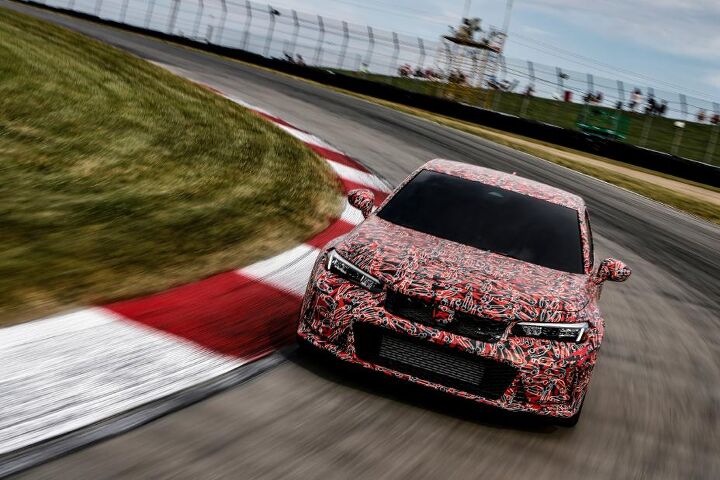 honda civic type r teased prior to official debut