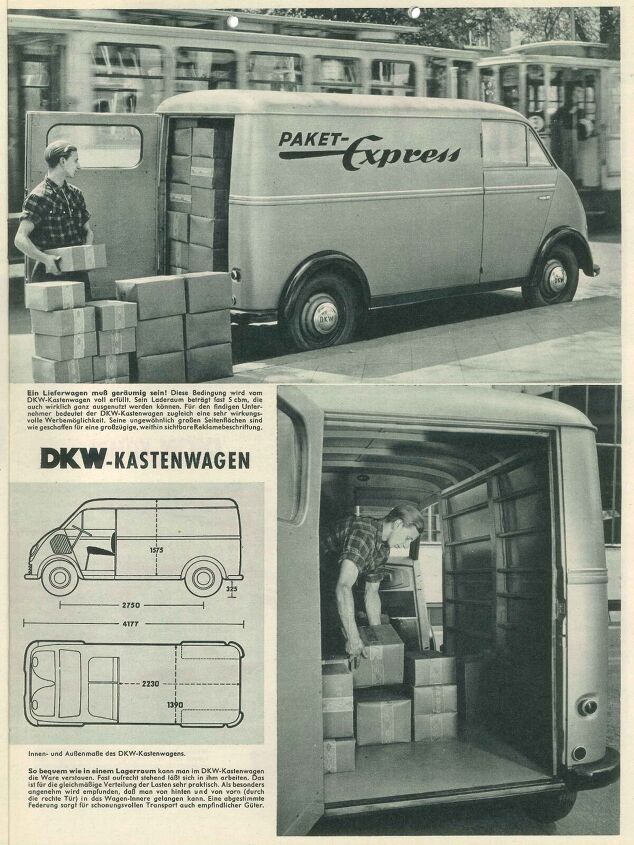 rare rides a 1956 dkw schnellaster very old van time