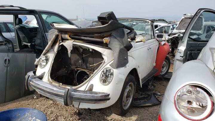 junkyard find 1978 volkswagen beetle convertible