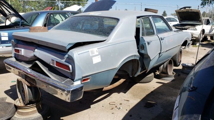 junkyard find 1976 ford maverick sedan