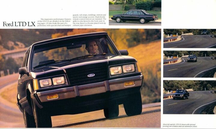 rare rides the 1984 ford ltd lx a mustang sedan