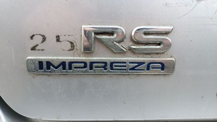 junkyard find 2002 subaru impreza 2 5 rs sedan