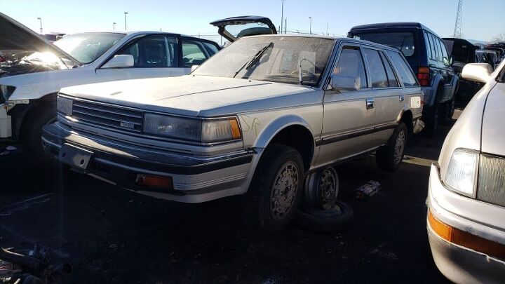 junkyard find 1986 nissan maxima wagon