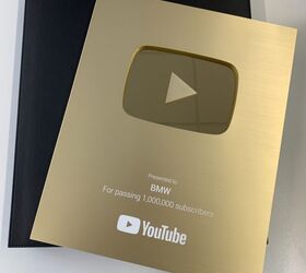BMW Presented Golden Button Award by YouTube