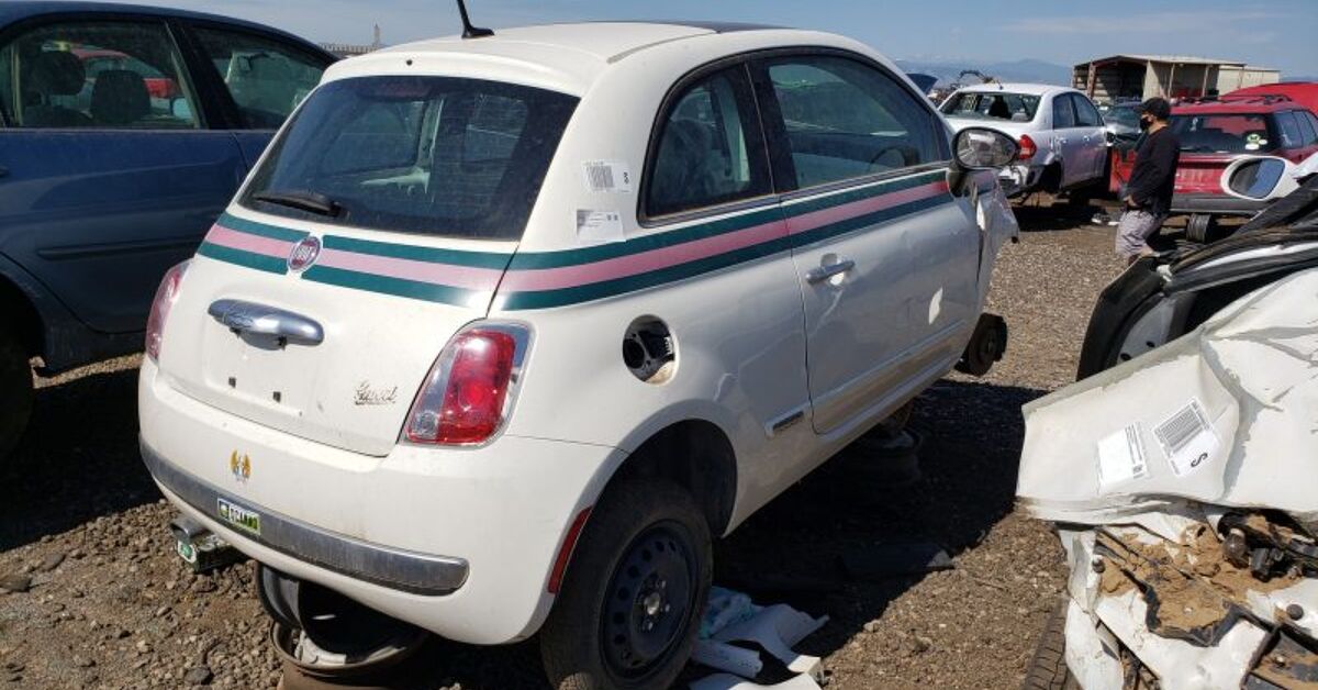 Junkyard Find: 2012 Fiat 500 Gucci Edition | The Truth About Cars