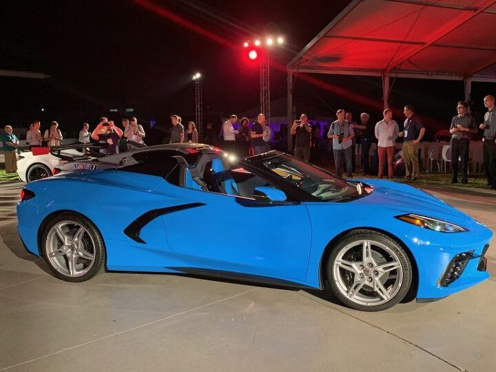 chevrolet reveals the super ugly corvette c8 convertible to the thunderous applause