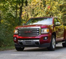 an outdoorsier gmc canyon waits in the wings