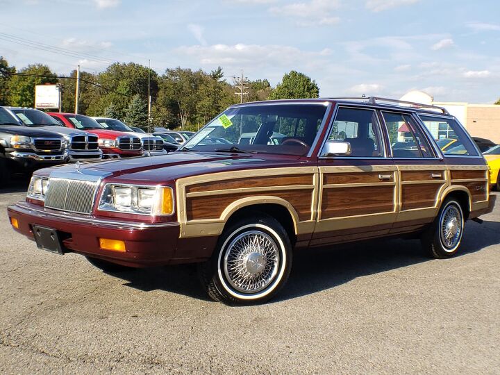 rare rides the 1986 chrysler town country wagon adventures in vinyl
