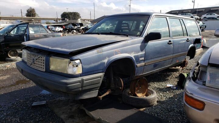 junkyard find 1990 volvo 740 turbo with nearly 500 000 miles