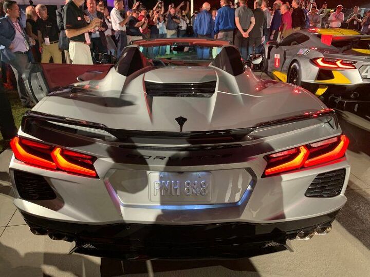 chevrolet reveals the super ugly corvette c8 convertible to the thunderous applause