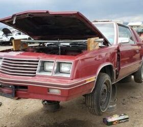 junkyard find 1984 dodge 600 landau coupe with five speed manual transmission
