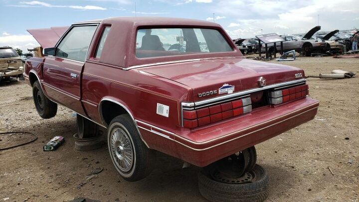 junkyard find 1984 dodge 600 landau coupe with five speed manual transmission