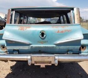 junkyard find 1960 chevrolet brookwood two door wagon
