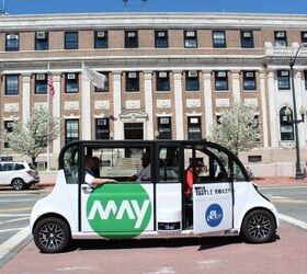 It's My First Day: Self-driving Mobility Shuttle Pulled Over in Rhode Island