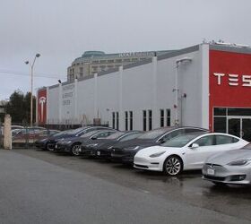 tesla factory store uses diesel generators to recharge slow moving model 3 inventory