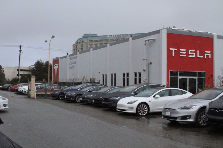 tesla factory store uses diesel generators to recharge slow moving model 3 inventory