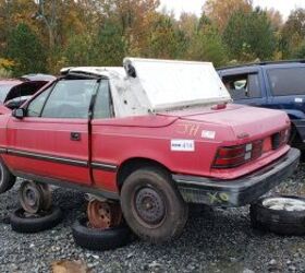 junkyard find 1991 dodge shadow convertible