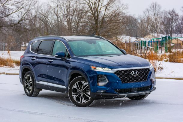 2019 hyundai santa fe ultimate 2 0t awd review a perfectly cromulent crossover