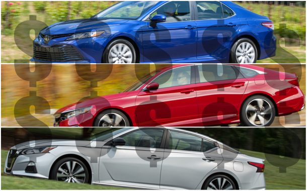 Midsize Sedan Demand Is Falling Fast, so What Are Midsize Sedan Prices Doing? They're Rising, and Fast