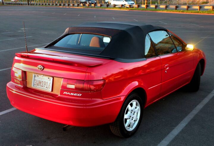 rare rides a pristine 1997 toyota paseo of the cabriolet variety