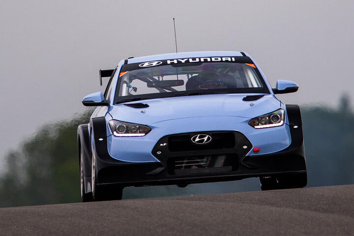 hyundai takes the veloster to the track