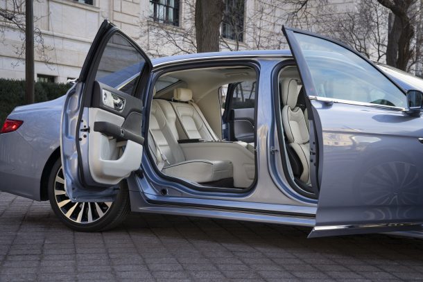 King of Egress: Lincoln Stretches 2019 Continental, Swaps Rear Doors for a Limited Few