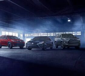 toyota introducing blacked versions of camry and highlander