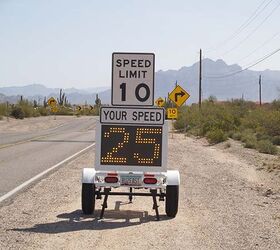 Guilt-tripping Radar Speed Signs Could Soon Read Your Plate