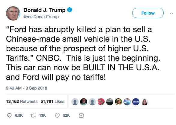 how well does trump understand what s happening within the auto industry