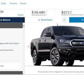 whoops ford pulls 2019 ranger build and price tool from website claims it made a