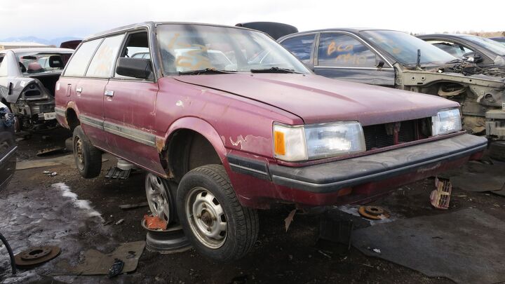 junkyard find 1986 subaru gl 4wd wagon