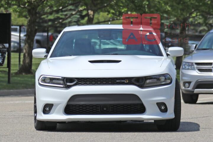 nose job 2019 dodge charger scat pack spied with new nostrils