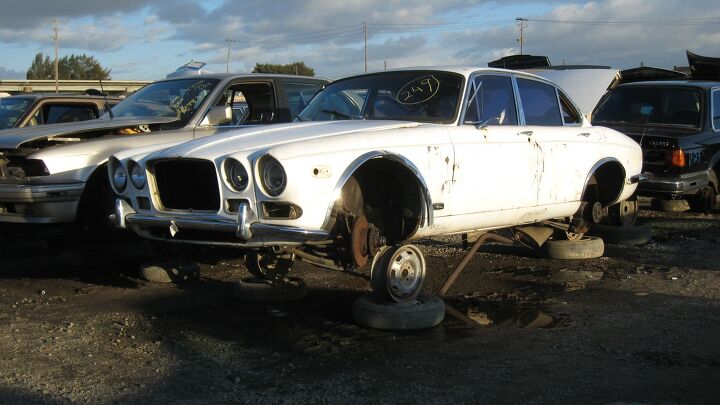 Junkyard Find: Small Block Chevy-swapped 1969 Jaguar XJ6
