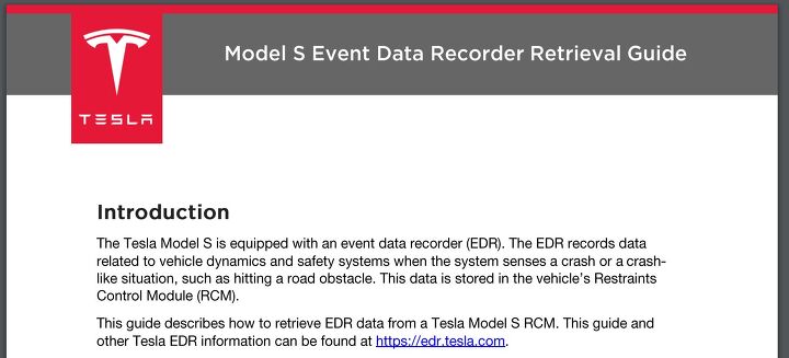 tesla reverses stance on event data recorders releases tool