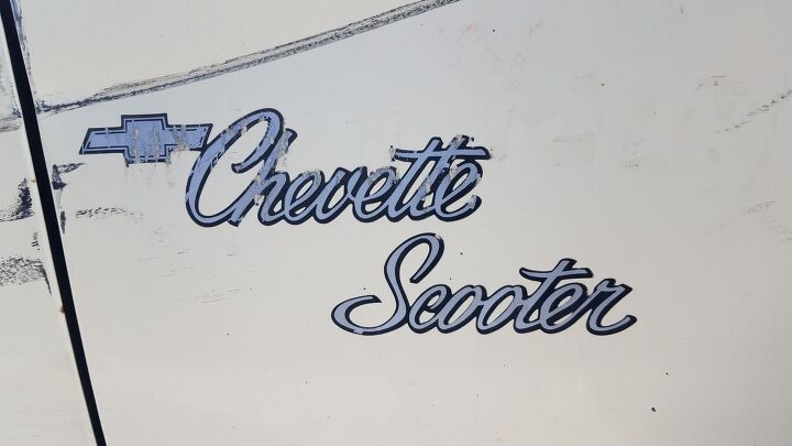 junkyard find 1976 chevrolet chevette scooter