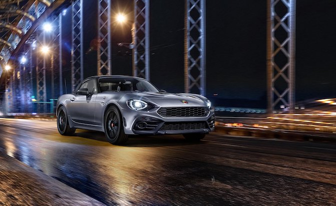 fiat s 124 spider has a new 35 pound way to keep the rain out