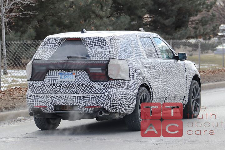 spied 2020 ford explorer possibly in st guise