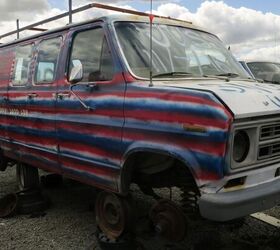Junkyard Find: 1977 Ford Econoline Campaign Van | The Truth About Cars