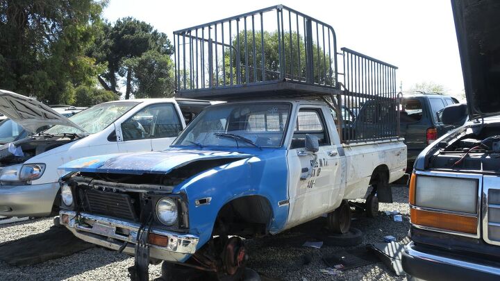 junkyard find 1981 toyota pickup scrap hunter edition