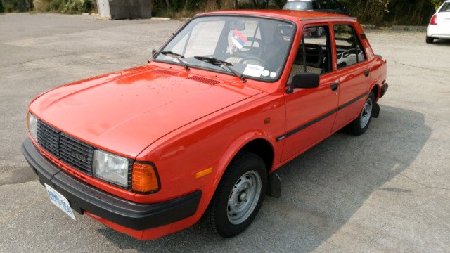 rare rides this skoda 120 from 1985 is red like the communism that built it