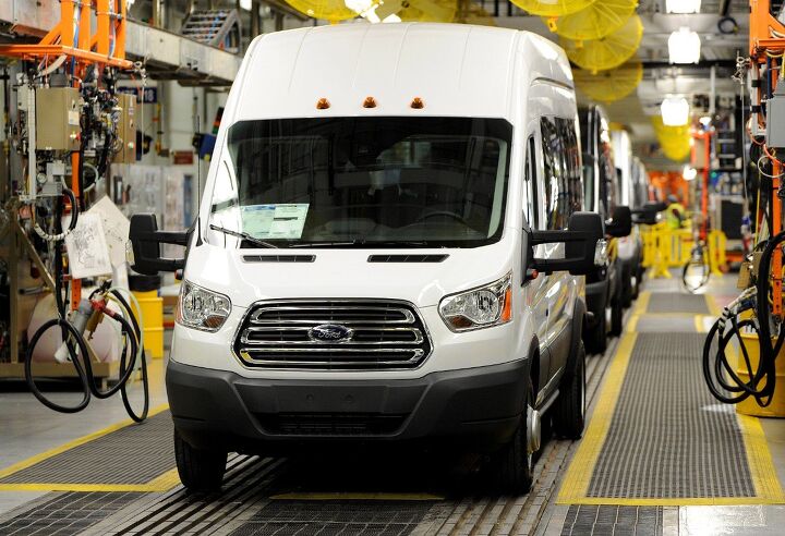 ford transit production stalled for one week f 150 assembly remains at full throttle