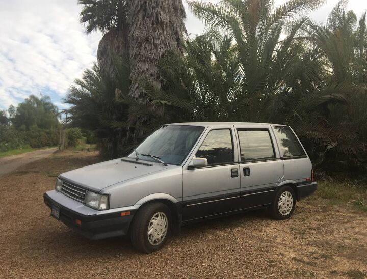 rare rides the 1986 nissan stanza is a van and wagon for the prairie